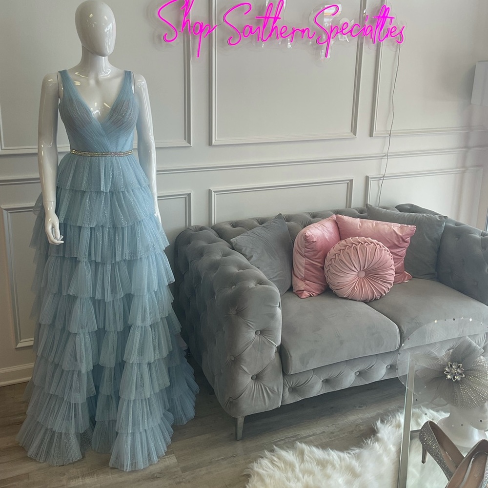 Light blue Jovani dress